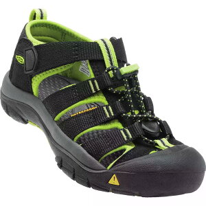 �L�[�� �j���[�|�[�g H2 ���[�X �L�b�Y �T���_�� �i Black/LimeGreen �j | KEEN Newport H2 Youth Kids Sandals [t]
