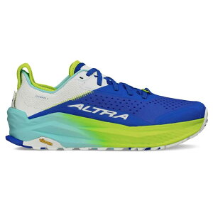 �A���g�� �I�����p�X 6 �g���C�� �����j���O �V���[�Y �i Blue/Lime �j | ALTRA Olympus 6 trail running shoes [t]