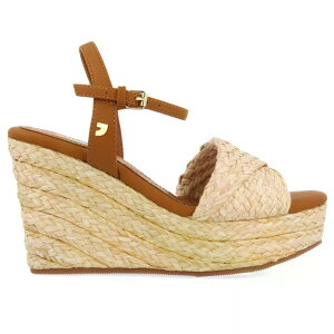 �W�I�Z�b�| 71130 �G�X�p�h���[�� �E�F�b�W �T���_�� �E�B�����Y �i Natural �j | GIOSEPPO 71130 Espadrille Wedge Sandals Women [t]