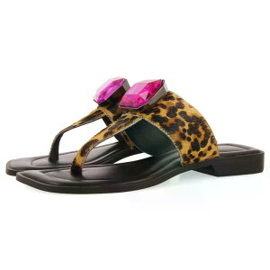 �W�I�Z�b�| �����}�b�N �T���_�� ���f�B�[�X �i Leopard �j | GIOSEPPO Merrimac Sandals Woman [t]