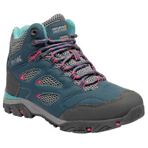 ���K�b�^ �z���R�� �A�C�C�[�s�[ �~�b�h �W���j�A �n�C�L���O�u�[�c �i Moroccan Blue / Duchess �j | REGATTA Holcombe IEP Mid Junior hiking boots [t]