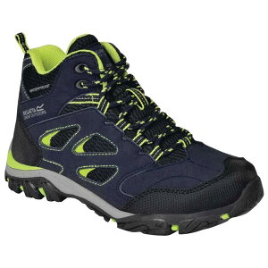 Kb^ zR ACC[s[ ~bh WjA nCLOu[c i Navy / Lime Punch j | REGATTA Holcombe IEP Mid Junior hiking boots [t]