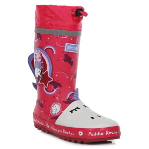���K�b�^ �y�b�p �p�h�� �E�F���[ �W���j�A ���C���u�[�c �i WinterbUnico �j | REGATTA Peppa Puddle Welly Junior Rain Boots [t]