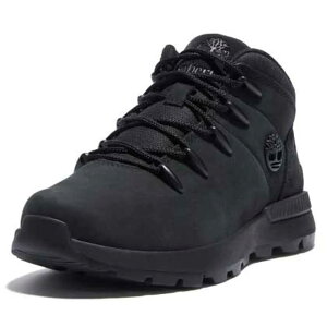 eBo[h Xvg gbJ[ ~bh WjA [X nCLOu[c i Jet Black j | TIMBERLAND Sprint Trekker Mid Junior youth hiking boots [t]