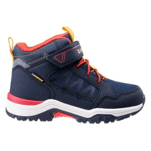 nCebN K[B ~bh _u[s[ WjA nCLOu[c i Navy / Orange / Corn j | HI-TEC Girvine Mid WP Junior hiking boots [t]