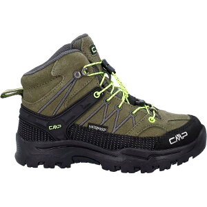 CMP [Q ~bh _u[s[ 3Q12944 WjA nCLOu[c i Olive / Yellow Fluo j | CMP Rigel Mid WP 3Q12944 Junior hiking boots [t]