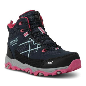 ���K�b�^ �T�}���X �X���[ �W���j�A �n�C�L���O�u�[�c �i Navy / Pink Potion �j | REGATTA Samaris III Junior hiking boots [t]
