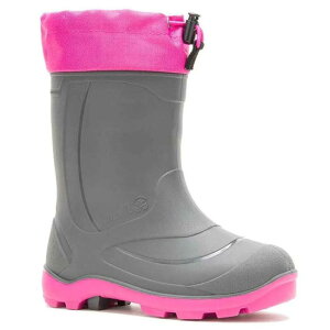 �J�~�b�N �X�m�[�o�X�^�[ ���� �W���j�A ���C���u�[�c �i Charcoal / Magenta / Charbon / Magenta �j | KAMIK Snobuster1 Junior Rain Boots [t]
