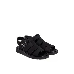 �J���o�� �N���C�� �W�[���Y �U�_�[�� �t�B�b�V���[�}�� �X���C�h �i CkBlack �j | CALVIN KLEIN JEANS Zadar Fisherman slides [t]