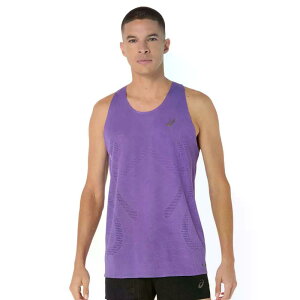 �A�V�b�N�X ���^���� �X���[�u���X T�V���c �i EdoPurple �j | ASICS Metarun sleeveless T-shirt [t]