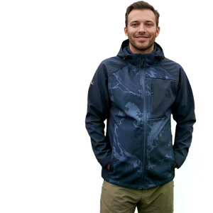 �A���p�C�� �v�� �z�[�� �\�t�g�V�F�� �W���P�b�g �i MoonlitOceanPa �j | ALPINE PRO Hoor Softshell Jacket [t]