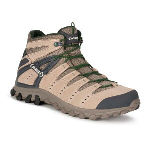 AN Aeb Cg ~bh SAebNX nCLOu[c i Sand / Green j | AKU Alterra Lite Mid Goretex hiking boots [t]