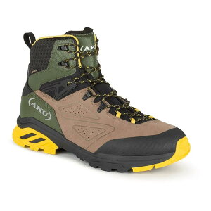 �A�N ���A�N�e�B�u �S�A�e�b�N�X �n�C�L���O�u�[�c �i Beige / Green �j | AKU Reactive gore-tex hiking boots [t]