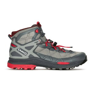AN Pbg ~bh fB[GtGX SAebNX nCLOu[c i Grey / Red j | AKU Rocket Mid DFS Goretex hiking boots [t]