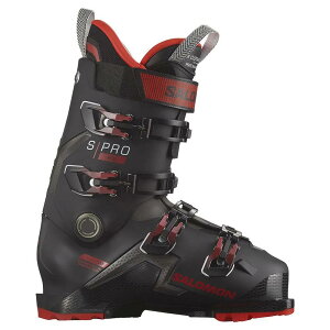 T S/Pro HV 100 GW AyXL[u[c i Black/Red/Beluga j | SALOMON S/Pro HV 100 GW Alpine Ski Boots [t]