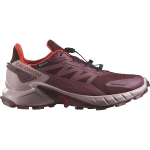 T X[p[NX 4 SAebNX gC jO V[Y fB[X i TawnyPort/DeauvilleMauve/CherryT j | SALOMON Supercross 4 Goretex trail running shoes woman [t]