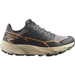 T T_[NX SAebNX gC jO V[Y fB[X i Shark/Black/Papaya j | SALOMON Thundercross Goretex trail running shoes woman [t]