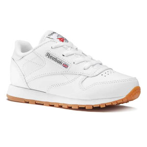 ���[�{�b�N �N���V�b�N�X �N���V�b�N ���U�[ �W���j�A �X�j�[�J�[ �i White / Gum / Int �j | REEBOK CLASSICS Classic Leather Junior trainers [t]