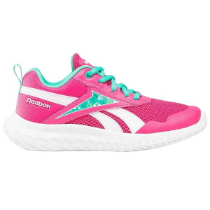 ���[�{�b�N ���b�V�� �����i�[ 5.0 �W���j�A �X�j�[�J�[ �i Boldpink / Unleashedgreen / White �j | REEBOK Rush Runner 5.0 Junior trainers [t]