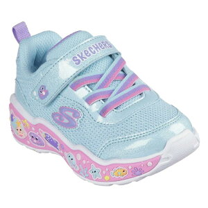 �X�P�b�`���[�Y �v���C �V�[�� �W���j�A �X�j�[�J�[ �i Turquoise Sparkle Synthetic / Multi Trip �j | SKECHERS Play Scene Junior trainers [t]