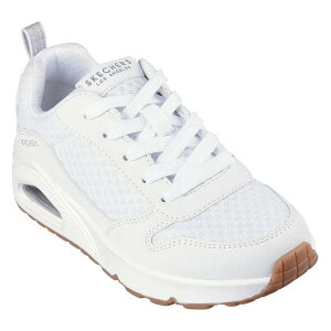 XPb`[Y Em pEGbNX WjA Xj[J[ i White Synthetic/ Textile/ White Trim j | SKECHERS Uno Powex Junior trainers [t]