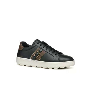 �W�F�I�b�N�X D �X�t�F���J ECUB-1 A �X�j�[�J�[ ���f�B�[�X �i Black/DarkBrown �j | GEOX D Spherica Ecub-1 A sneakers Woman [t]