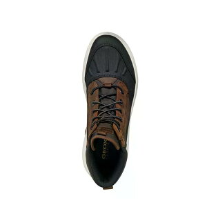 �W�F�I�b�N�X U �l�r���� + �O���b�v B AB �X�j�[�J�[ �i Brown/Black �j | GEOX U Nebula + Grip B Ab sneakers [t]