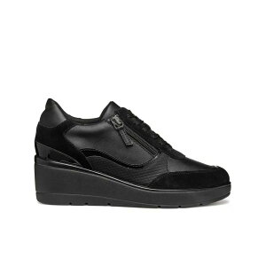 �W�F�I�b�N�X �C���f ���[�X���X �X�j�[�J�[ ���f�B�[�X �i Black �j | GEOX Ilde Laceless sneakers Woman [t]