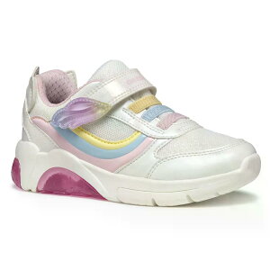 �W�F�I�b�N�X �t�@�f�B�����C�g A �L�b�Y �X�j�[�J�[ �i White/MuLighticolor �j | GEOX Fadinlight A Kids sneakers [t]