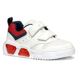 �W�F�I�b�N�X �C���~�i�X A �L�b�Y �X�j�[�J�[ �i White/Red �j | GEOX Illuminus A Kids sneakers [t]