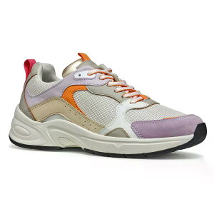 GEOX Zarvia A �X�j�[�J�[ �i OffWhite/Lilac �j [t]