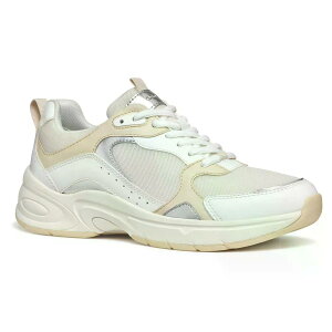 �W�F�I�b�N�X �U�����B�A A �X�j�[�J�[ ���f�B�[�X �i White/Papyrus �j | GEOX Zarvia A sneakers Woman [t]