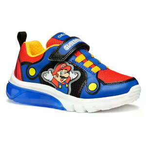 �W�F�I�b�N�X �V�x���h���� �L�b�Y �X�j�[�J�[ �i Royal/Red �j | GEOX Ciberdron Kids sneakers [t]