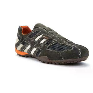 �W�F�I�b�N�X �X�l�[�N L ���[�X���X �X�j�[�J�[ �i DarkGrey/OffWhite �j | GEOX Snake L Laceless sneakers [t]