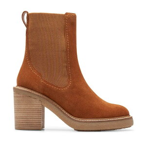 N[NX V[Y JbVA[m gbv u[eB[Y EBY i Mid Tan Suede j | CLARKS SHOES Cassiano Top booties Women [t]