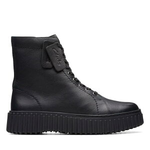 �N���[�N�X �V���[�Y �g�[�q�� ���C�Y �u�[�e�B�[�Y �E�B�����Y �i Black Leather �j | CLARKS SHOES Torhill Rise booties Women [t]