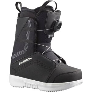 T vWFNg {A WjA Xm[{[h u[c i Black/Black/White j | SALOMON Project Boa junior Snowboard Boots [t]