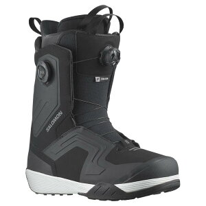 T _CAO fA {A Ch Xm[{[h u[c i Black/Black/White j | SALOMON Dialogue Dual Boa Wide Snowboard Boots [t]