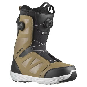 T ` {A SJ Xm[{[h u[c i SepiaTint/Black/White j | SALOMON Launch Boa SJ Snowboard Boots [t]