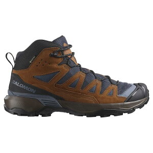 T GbNX Eg 360 U[ ~bh SAebNX nCLO u[c i BlueNights/CaramelCafe/Grisaille j | SALOMON X Ultra 360 Ltr Mid Goretex hiking boots [t]
