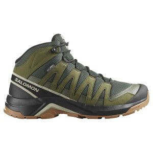 T GbNX Ahx`[ R ~bh SAebNX nCLO u[c i Peat/MartiniOlive/OxfordTan j | SALOMON X-Adventure Recon Mid Goretex hiking boots [t]
