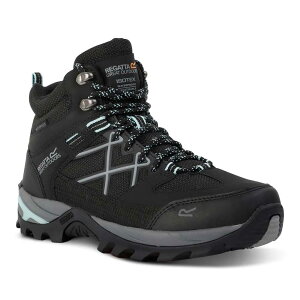 ���K�b�^ �T�}���X �X���[ �n�C�L���O�u�[�c �E�B�����Y �i Black / Bleached Aqua �j | REGATTA Samaris III hiking boots Women [t]