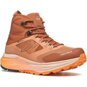 eNjJ AQ[g GX ~bh SAebNX nCLOu[c EBY i Light Brown / Coral j | TECNICA Agate S Mid Goretex hiking boots Women [t]