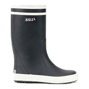 G[O Gkr[ C`jSj [|bv c[ WjA Cu[c i Marine / White j | AIGLE NB1252 Lolly Pop 2 Junior rain boots [t]
