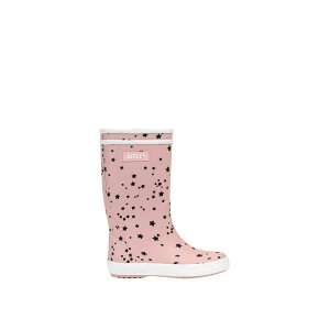G[O [|bv vCc[ WjA Cu[c i Pink Stars j | AIGLE Lolly Pop Play2 Junior rain boots [t]