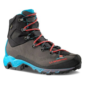 X|eBo GNCrE gbN W[eB[GbNX }EejAOu[c EBY i Carbon / Malibu Blue j | LA SPORTIVA Aequilibrium Trek GTX mountaineering boots Women [t]