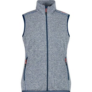 CMP �w�r�[ �t���[�X 3H55766 �x�X�g ���f�B�[�X �i Blue Ink / White �j | CMP Heavy Fleece 3H55766 vest Women [t]