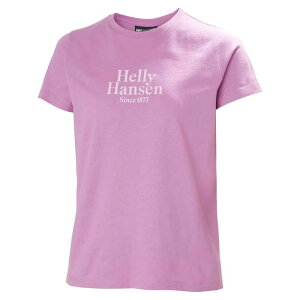 �w���[�n���Z�� �R�A �O���t�B�b�N 2.0 �V���[�g�X���[�u T�V���c ���f�B�[�X �i Meta Pink �j | HELLY HANSEN Core Graphic 2.0 short sleeve T-shirt Women [t]