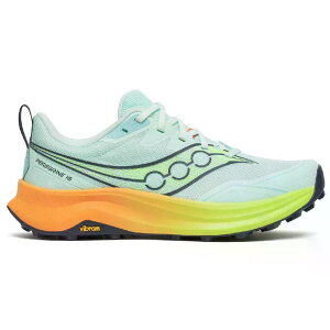 �T�b�J�j�[ �y���O���� 16 �g���C�������j���O �V���[�Y ���f�B�[�X �i Aqua/Citron �j | SAUCONY Peregrine 16 Trail Running Shoes Women [t]