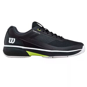 �E�B���\�� ���b�V�� ���C�g 5 �N���[�R�[�g �e�j�X�V���[�Y �i Black/White/SafetyYellow �j | WILSON Rush Lite 5 Clay Court Tennis Shoes [t]